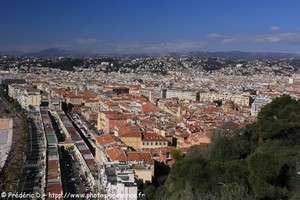 le Vieux Nice vu depuis la colline du château