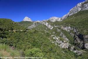 Pic de Bertagne dans le massif de la Sainte-Baume