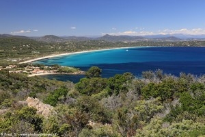 l'anse de Pampelonne et plage de Pampelonne